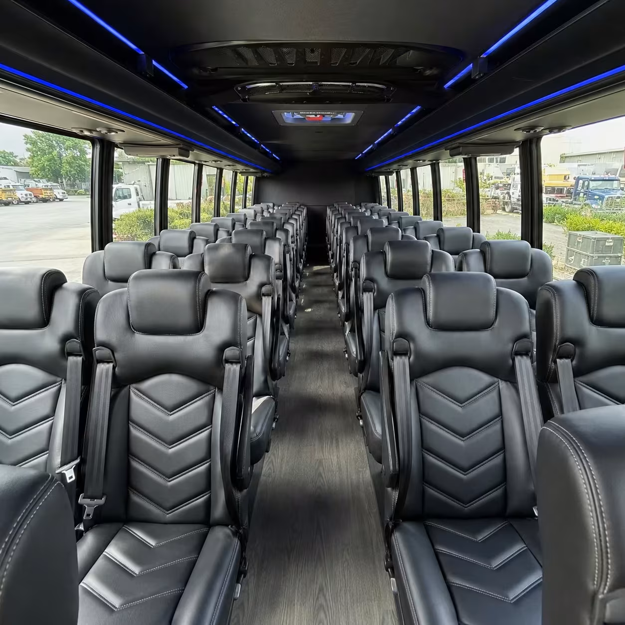 25 passenger minibus inside