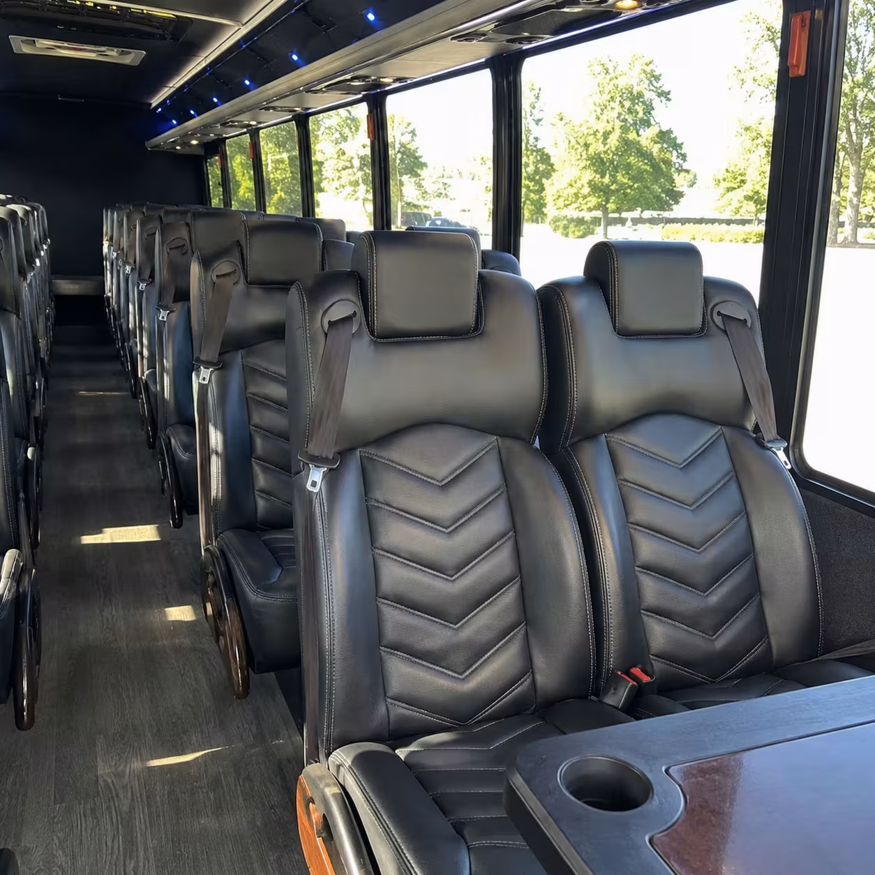 25 passenger minibus interior