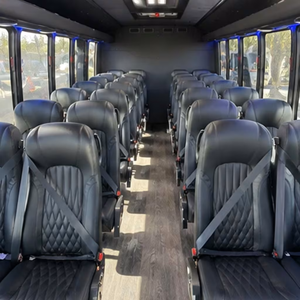 30 passenger minibus interior