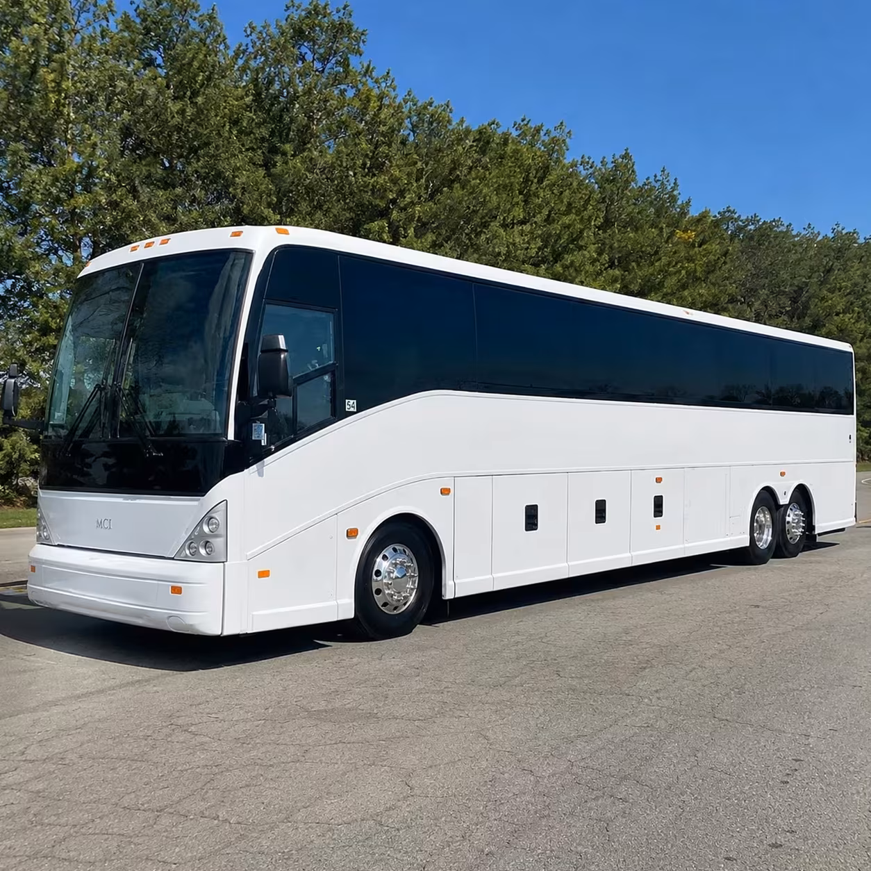 56 passenger charter bus