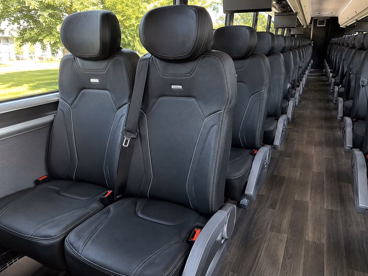 chino hills charter bus interior
