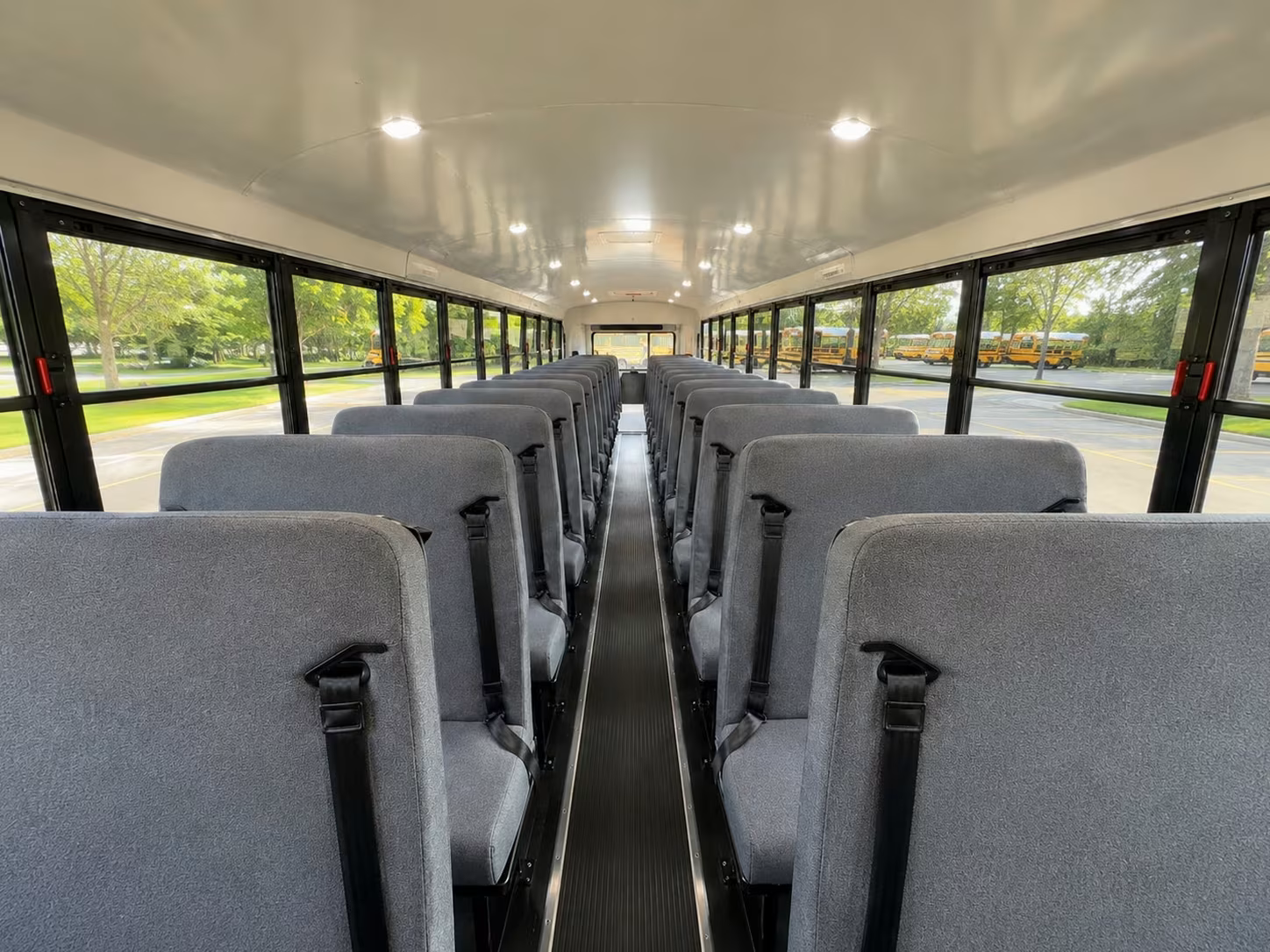 school bus interior
